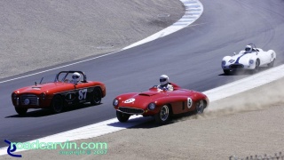 2007 Rolex Monterey Historic Races - 1955 Ferrari Mondial: Just in case you think guys are putting around in old cars this is a taste of the racing action on the Rolex Monterey Historic Weekend.